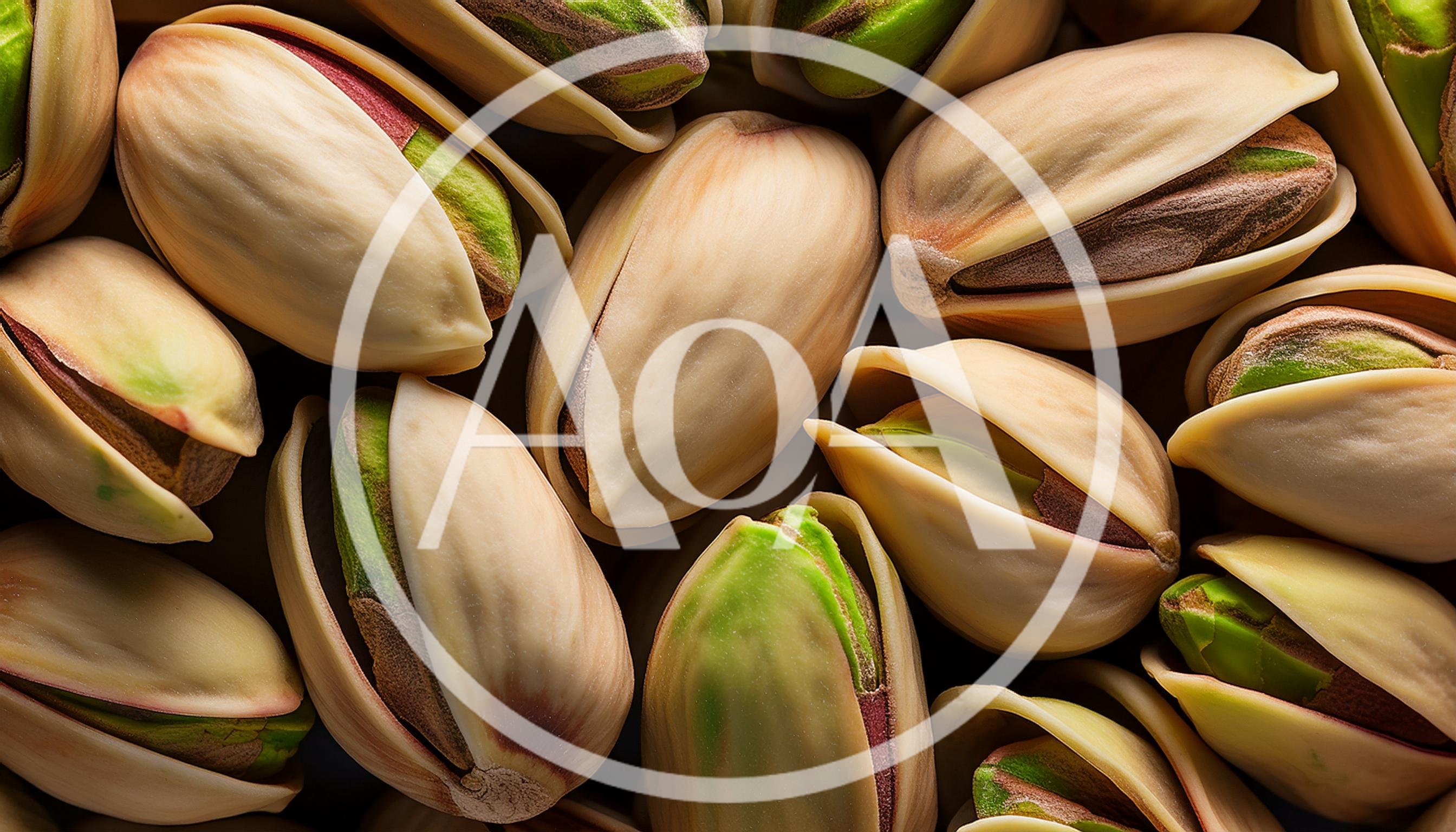 Close Up Of Roasted Pistachio Nuts In Shells
