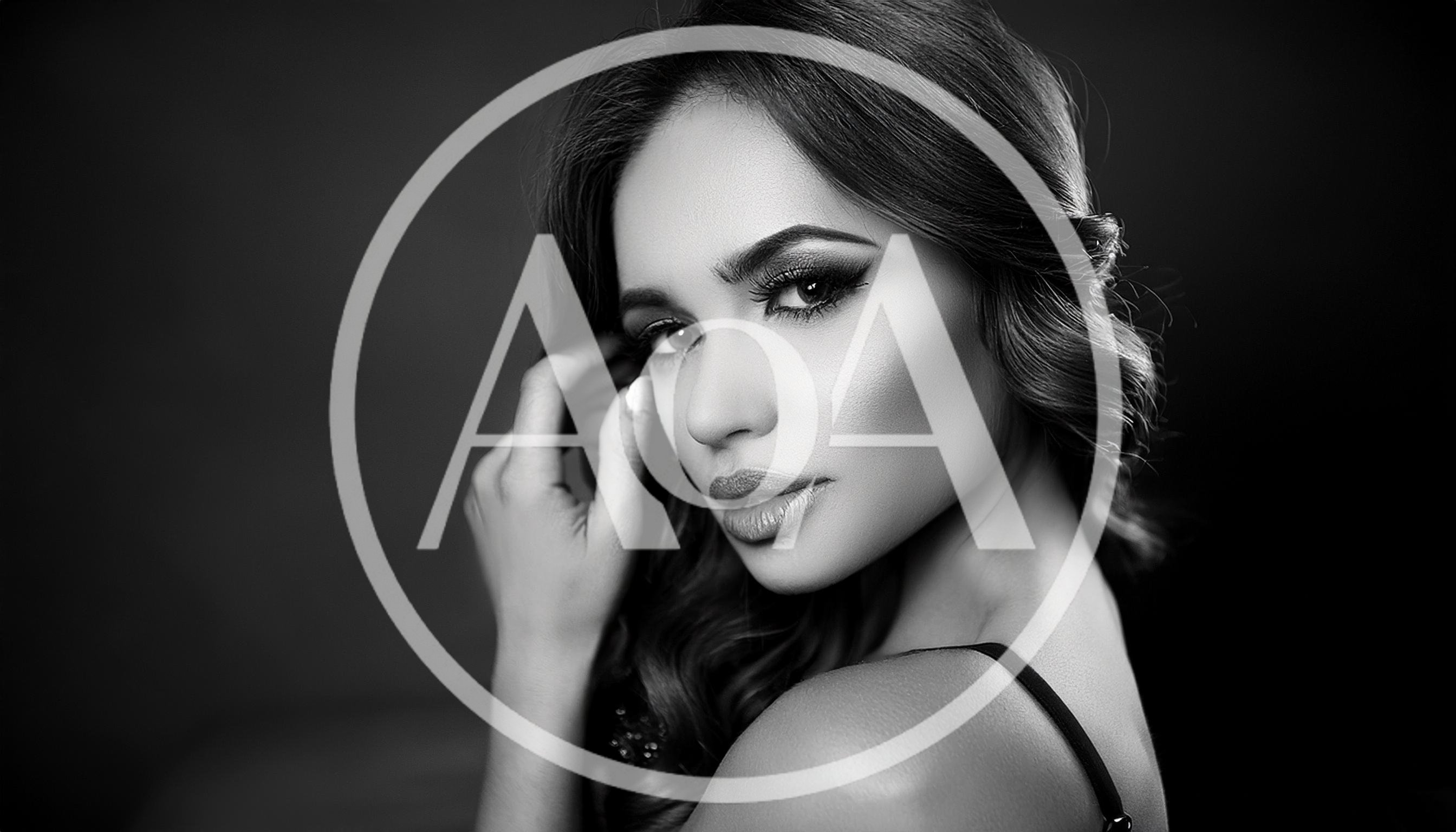 Portrait Of A Beautiful Woman With Glamorous Makeup