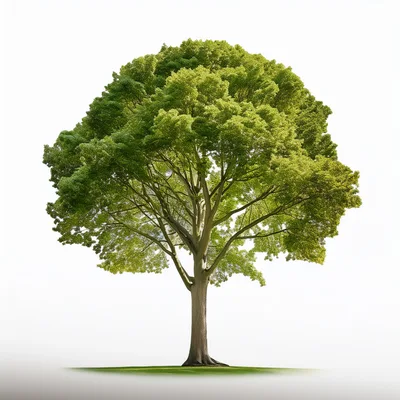 Majestic Deciduous Tree With Lush Green Foliage