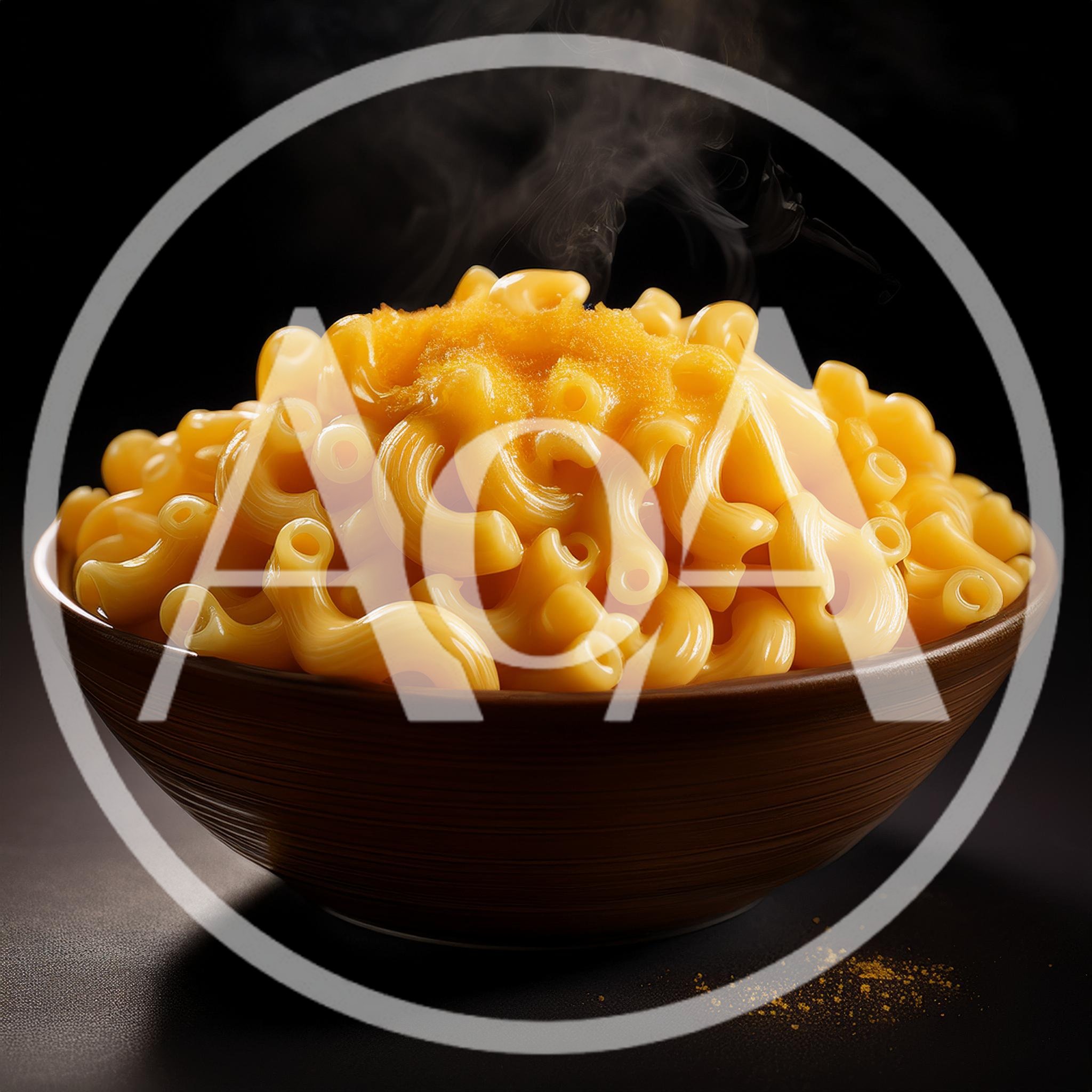Steaming Bowl Of Creamy Macaroni And Cheese