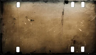 Vintage Film Strip Texture With Scratches And Dust