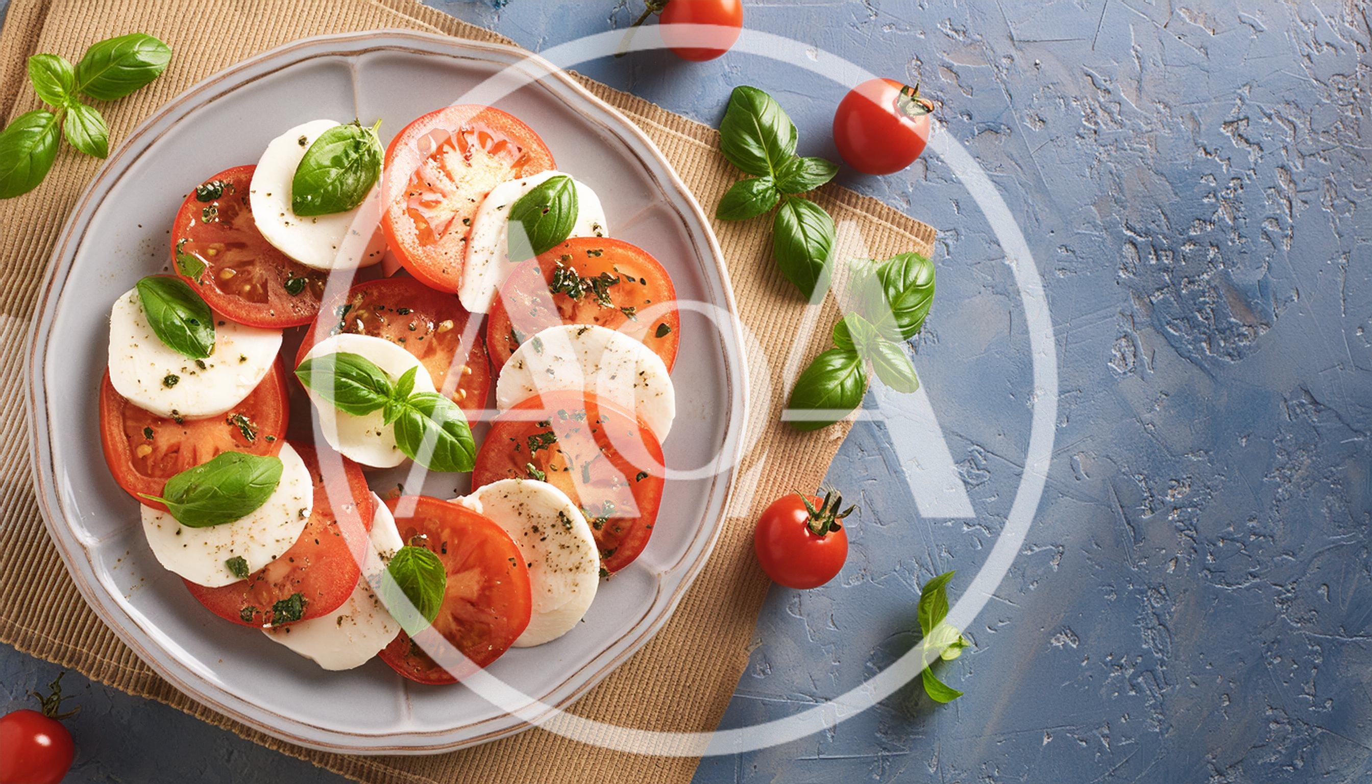Caprese Salad With Fresh Tomatoes And Mozzarella