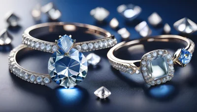 Two Elegant Diamond Rings With Loose Gemstones