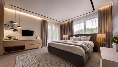 Modern Bedroom Interior With Minimalist Design