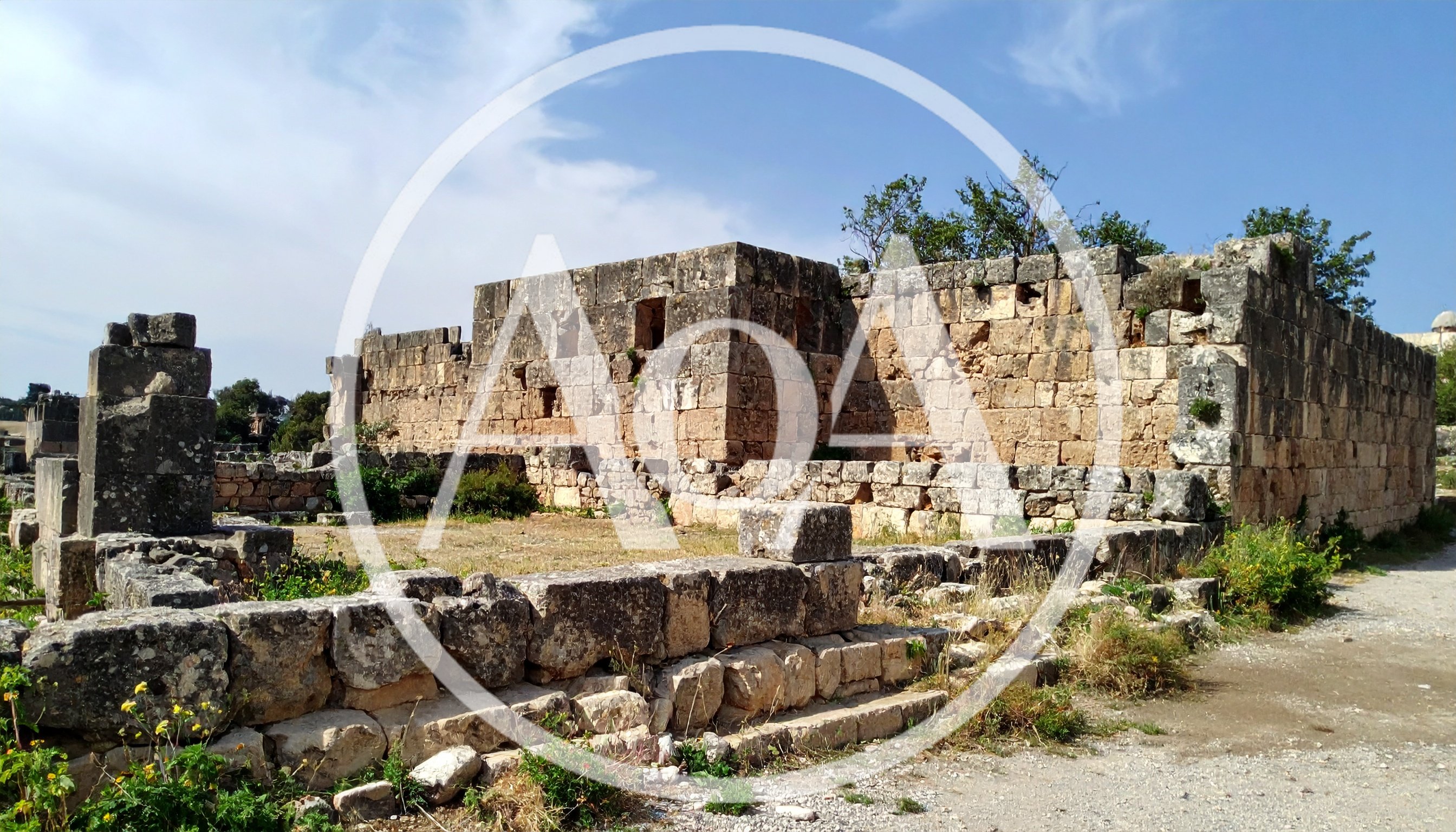 Ancient Stone Ruins Of A Roman Fortress
