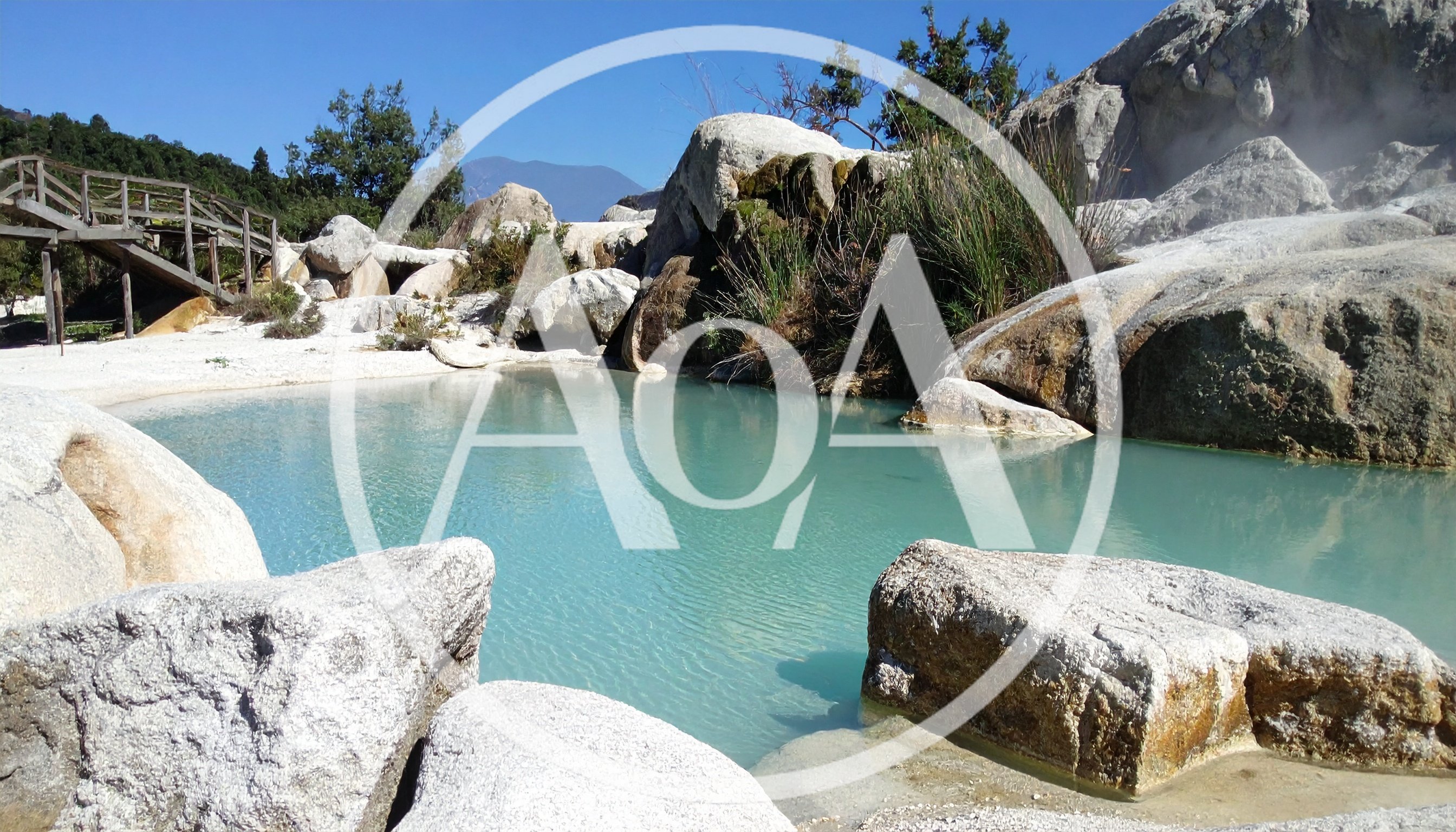 Turquoise Thermal Pool at Hierve el Agua