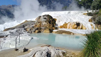 Orakei Korako Geothermal Park Silica Terraces