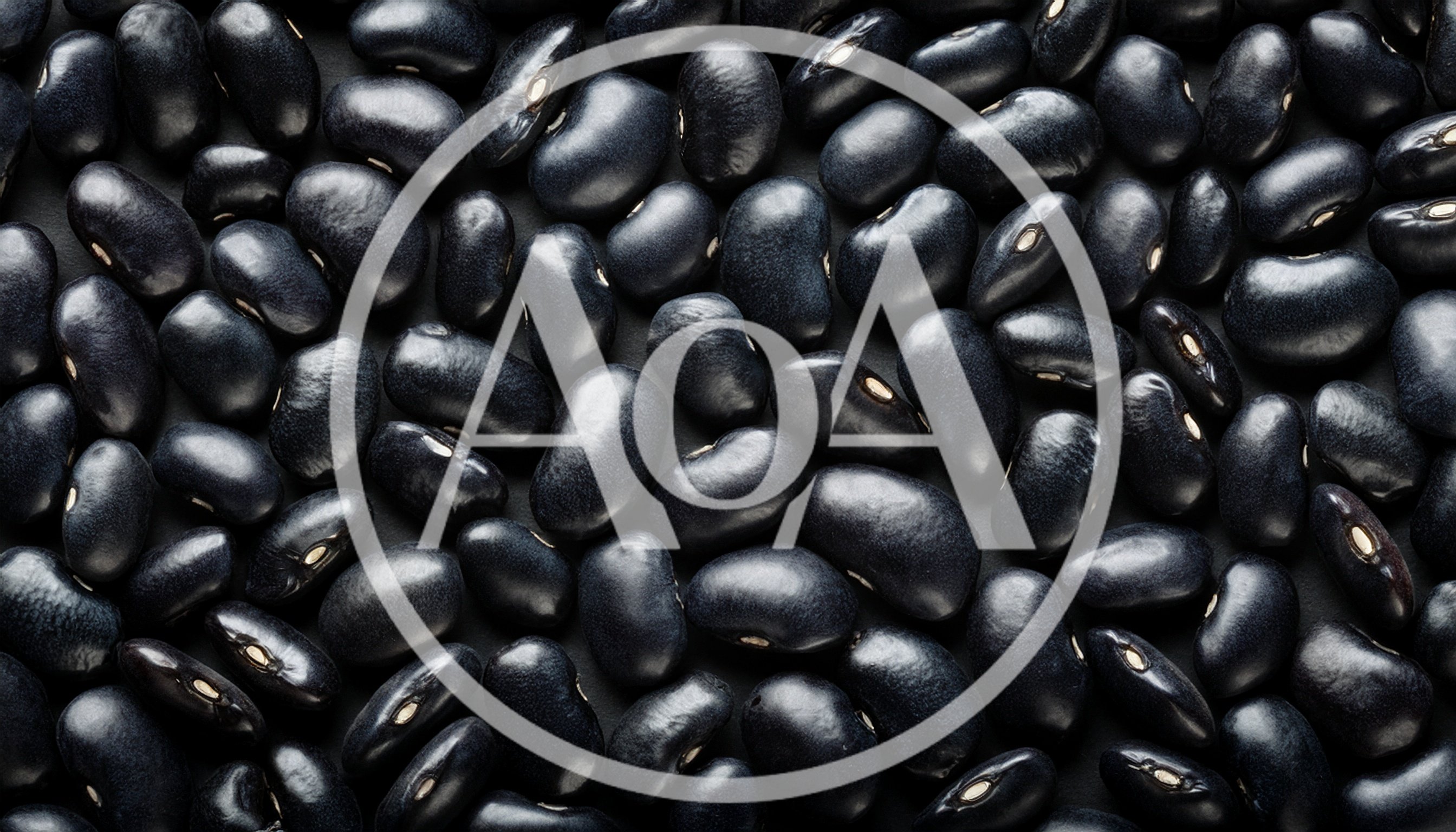 Top View Of Raw Black Beans Background