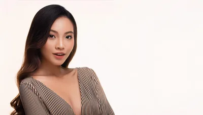 Portrait Of A Beautiful Young Asian Woman