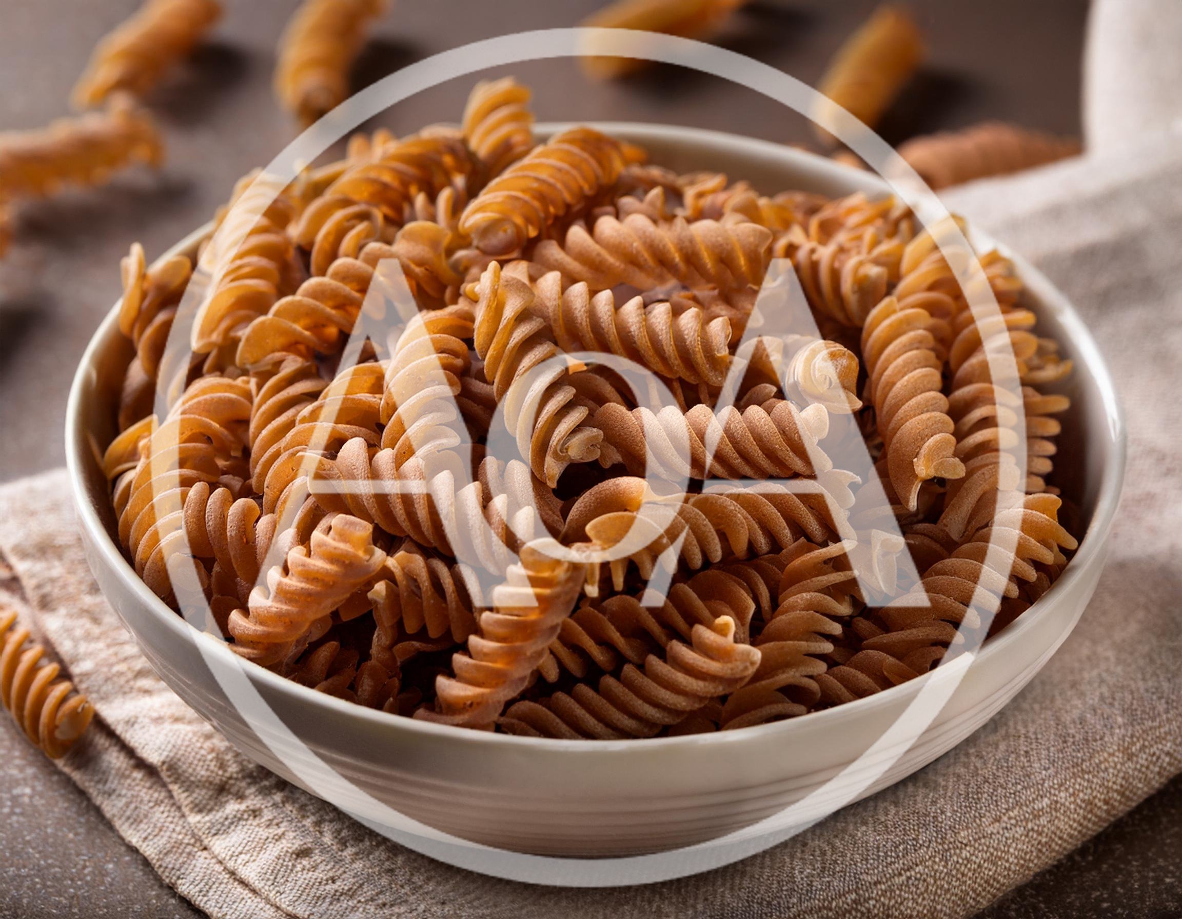 Bowl Of Whole Wheat Fusilli Pasta