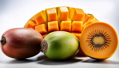 Fresh Mango And Kiwi Fruit Arrangement