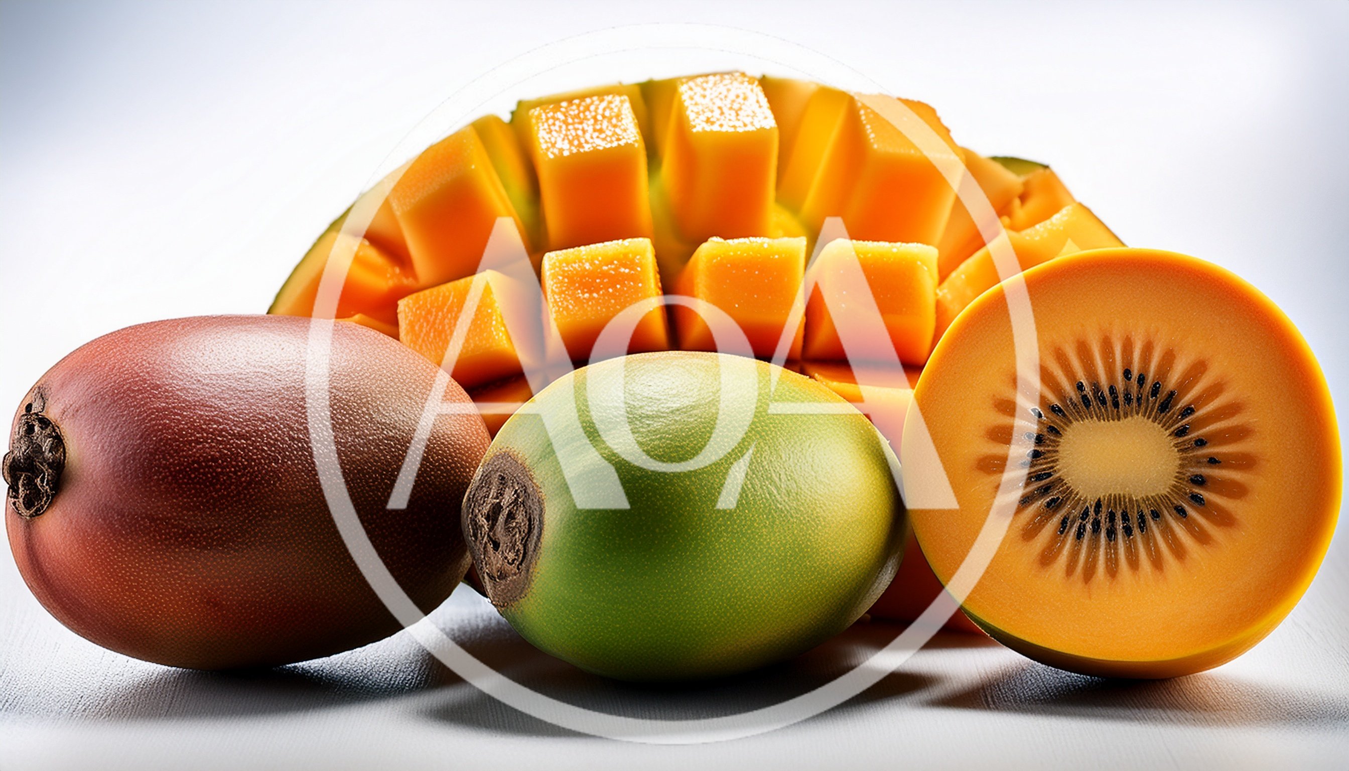 Fresh Mango And Kiwi Fruit Arrangement