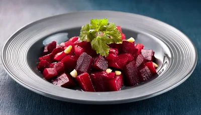 Beetroot Salad With Pine Nuts And Parsley