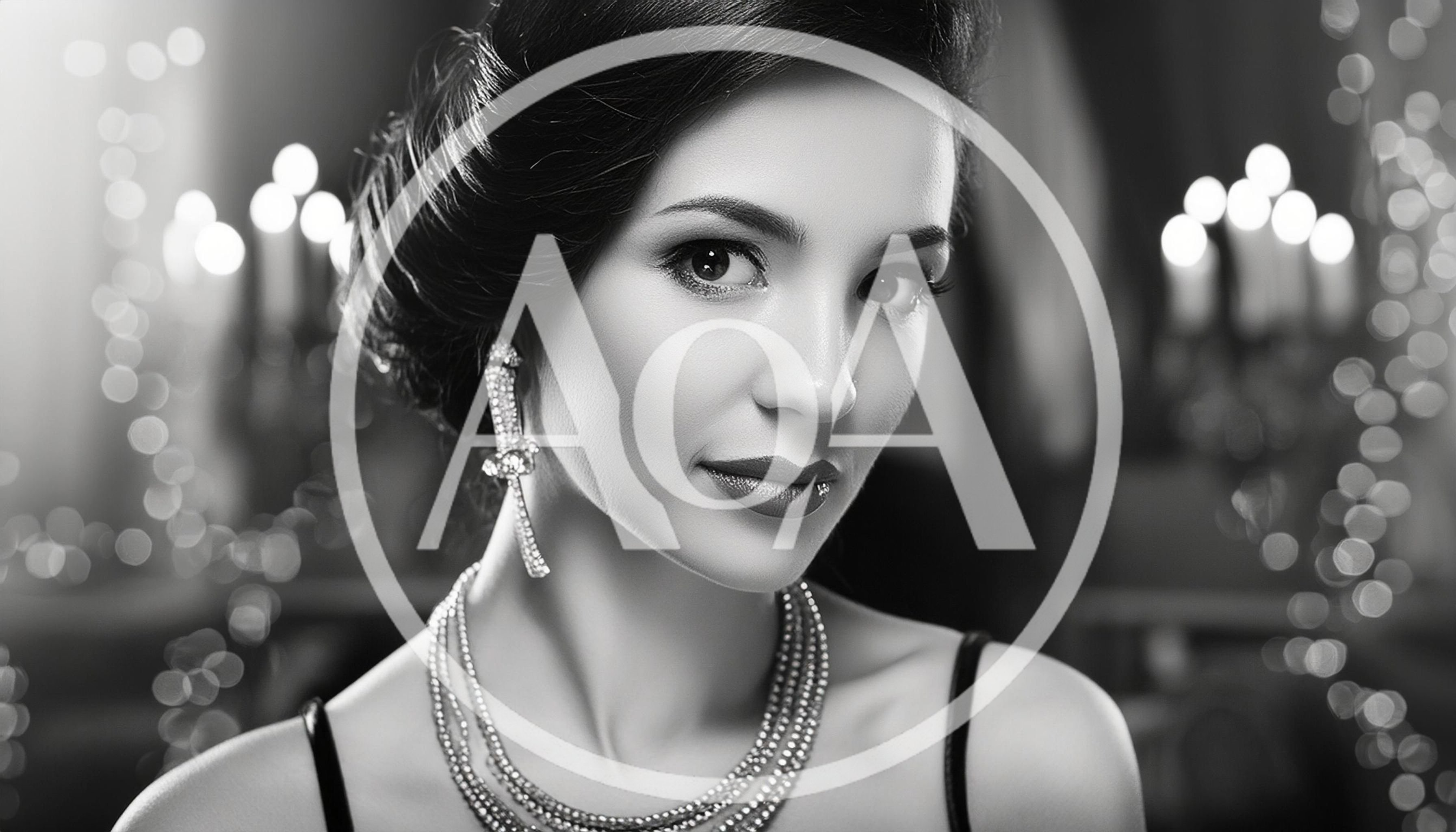 Elegant Woman Wearing Jewelry In A Formal Setting
