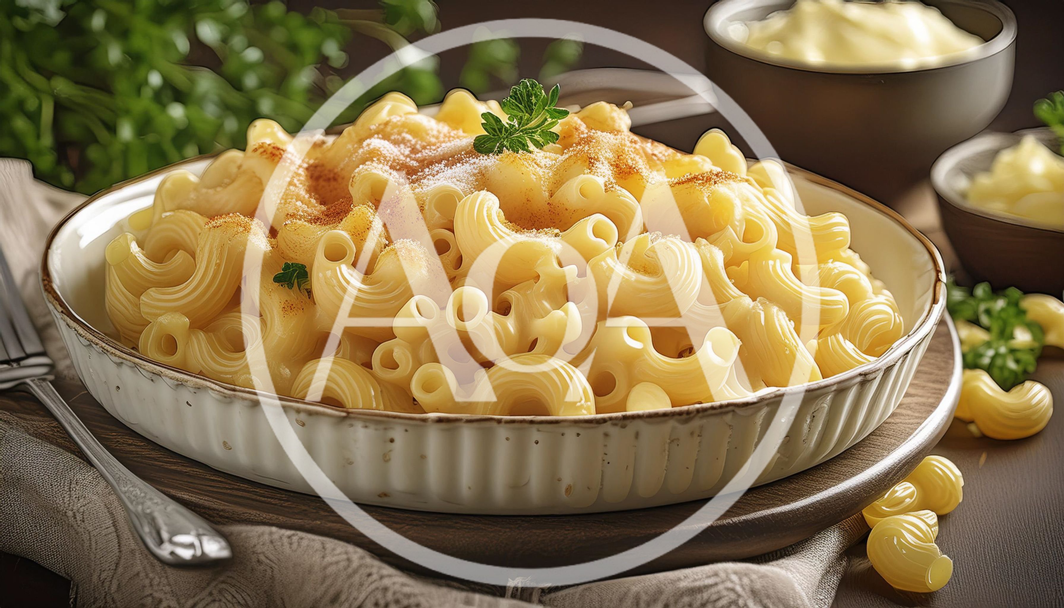 Bowl of Creamy Macaroni and Cheese