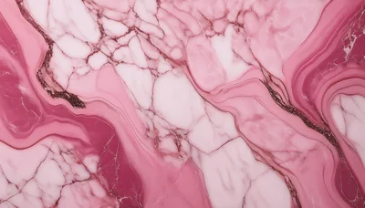 Abstract Pink Marble Texture With Veining