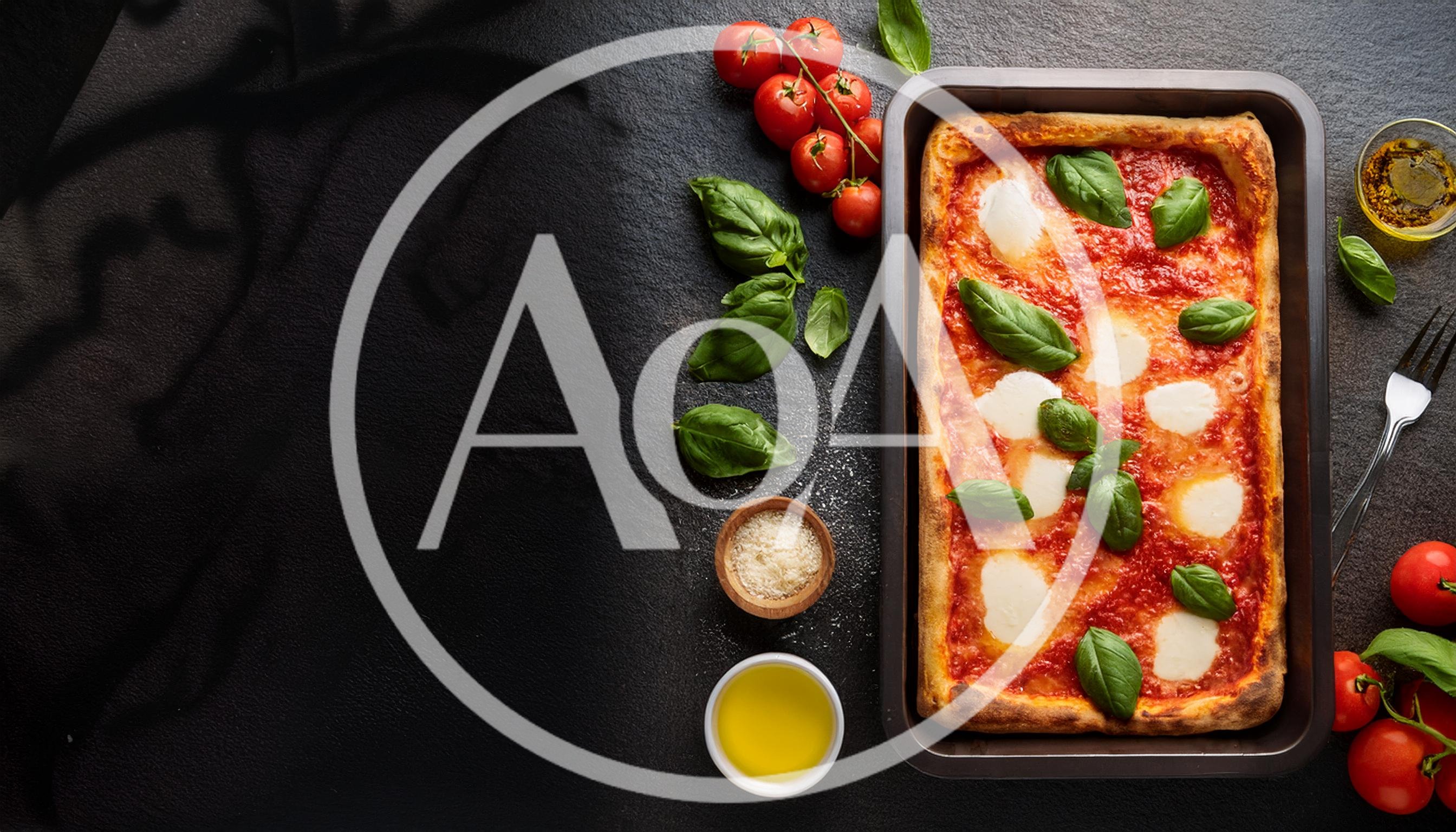 Fresh Homemade Margherita Pizza In A Baking Tray