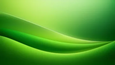 Abstract Green Fabric Waves Background