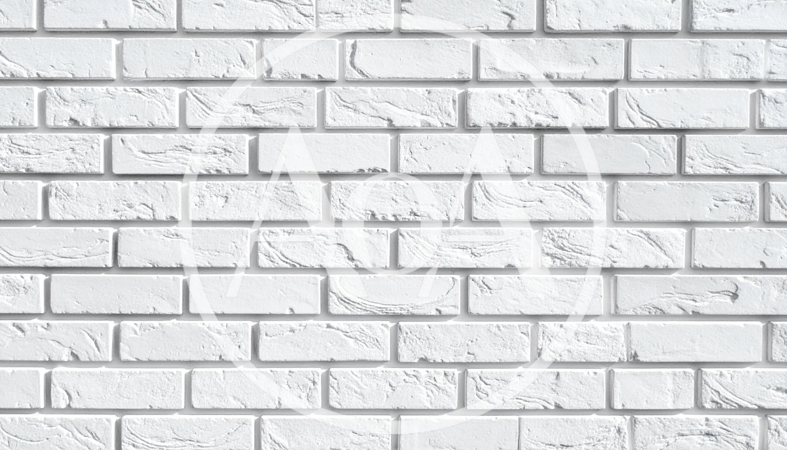 White Painted Brick Wall Texture Background