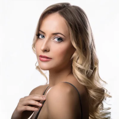 Portrait Of A Beautiful Blonde Woman