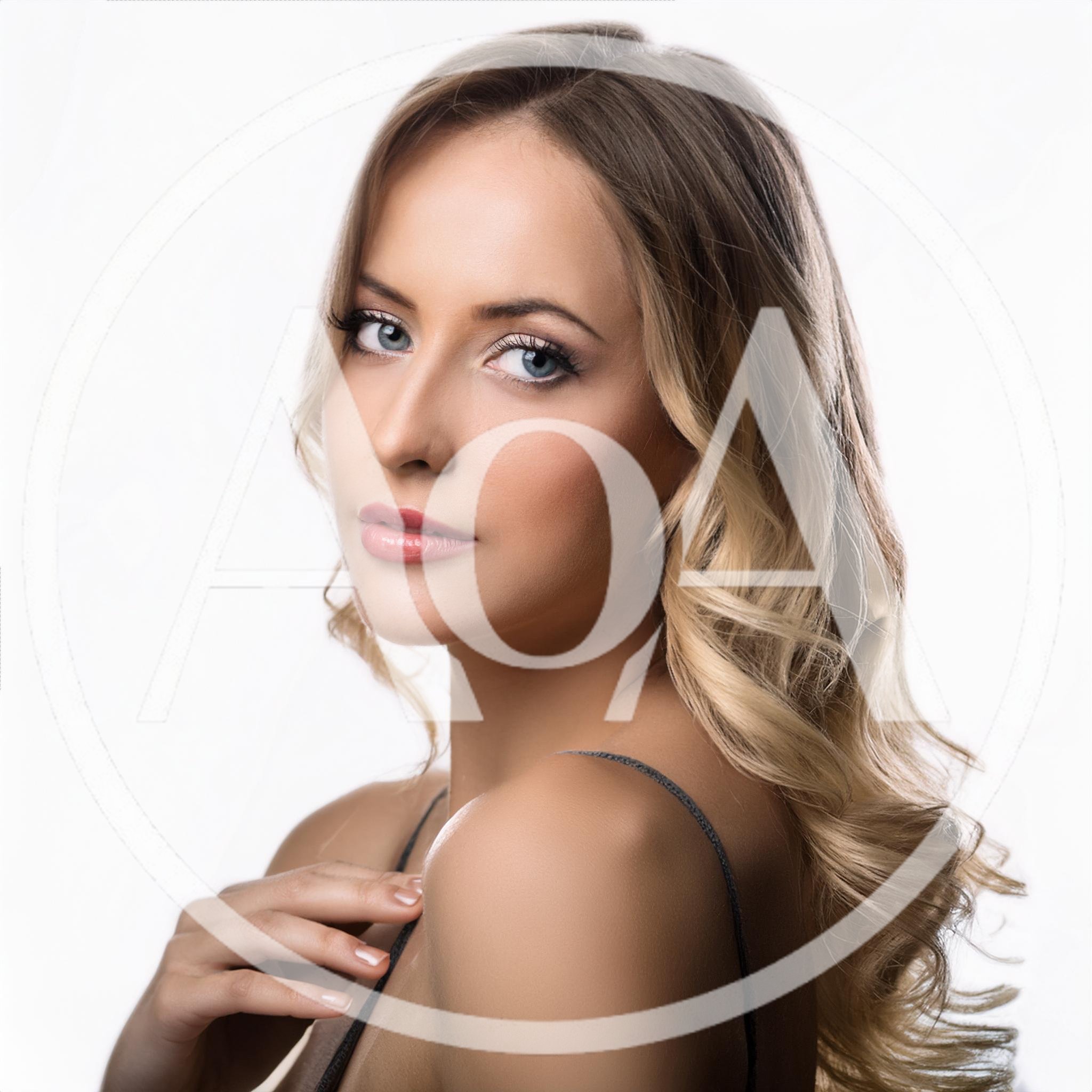Portrait Of A Beautiful Blonde Woman