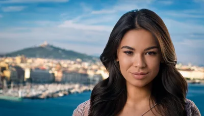 Portrait Of A Young Woman In Marseille