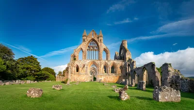 Ruins of Tintern Abbey in the Wye Valley