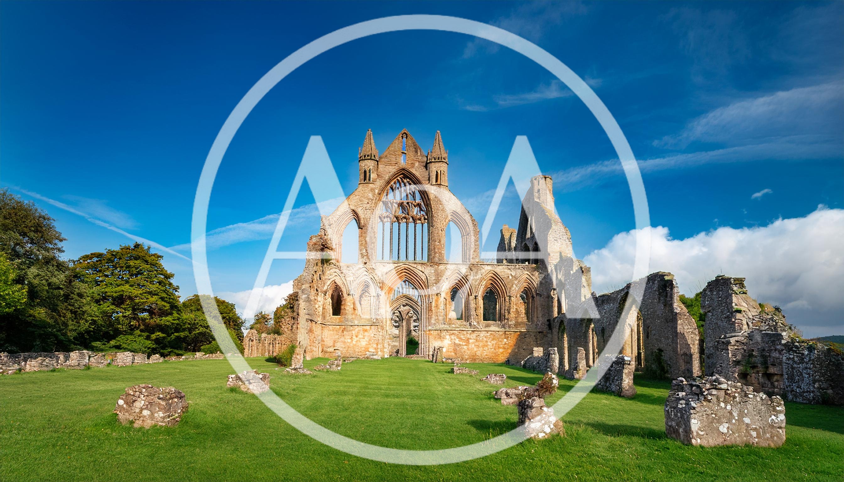 Ruins of Tintern Abbey in the Wye Valley