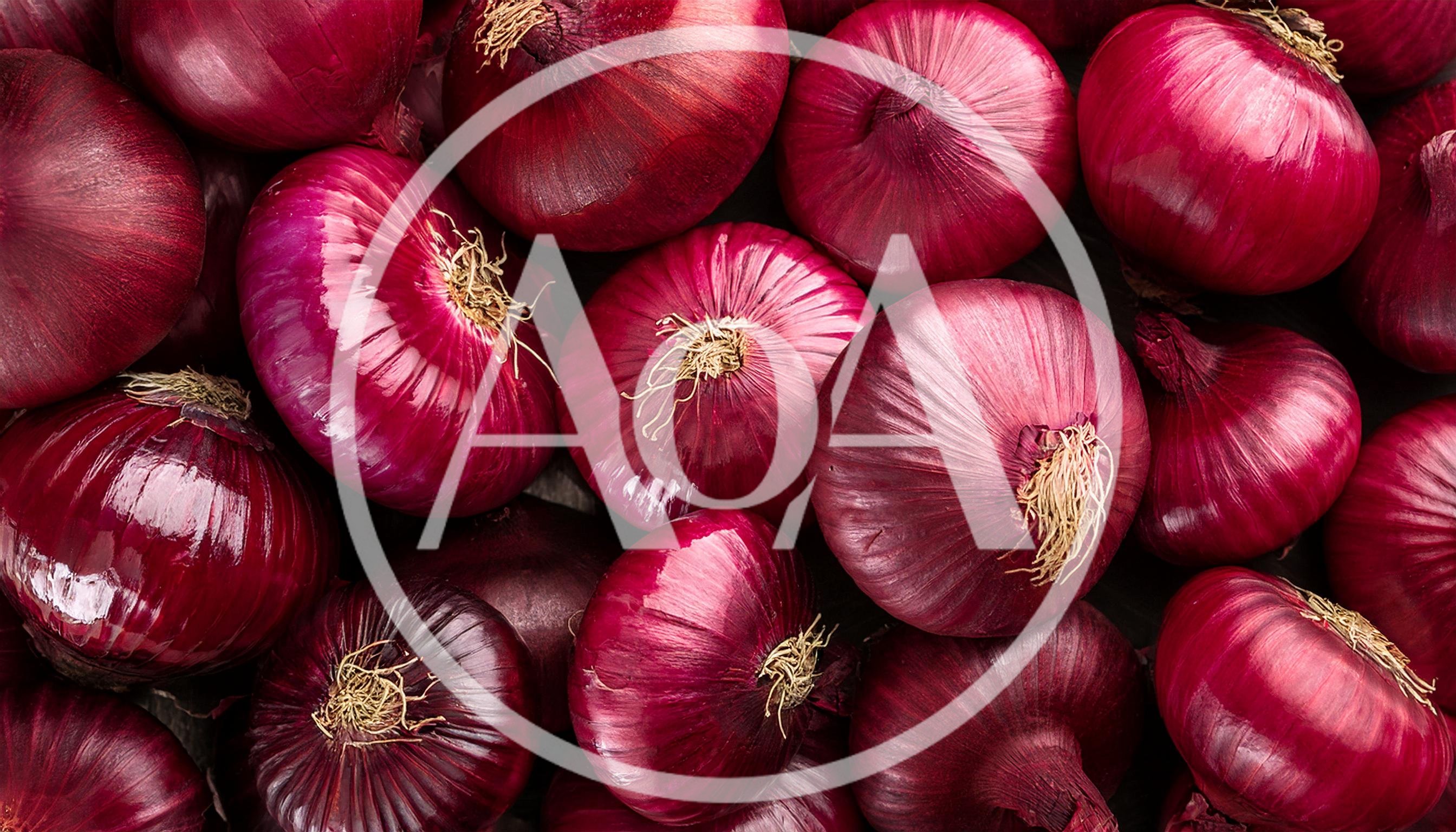 Fresh Red Onions Background