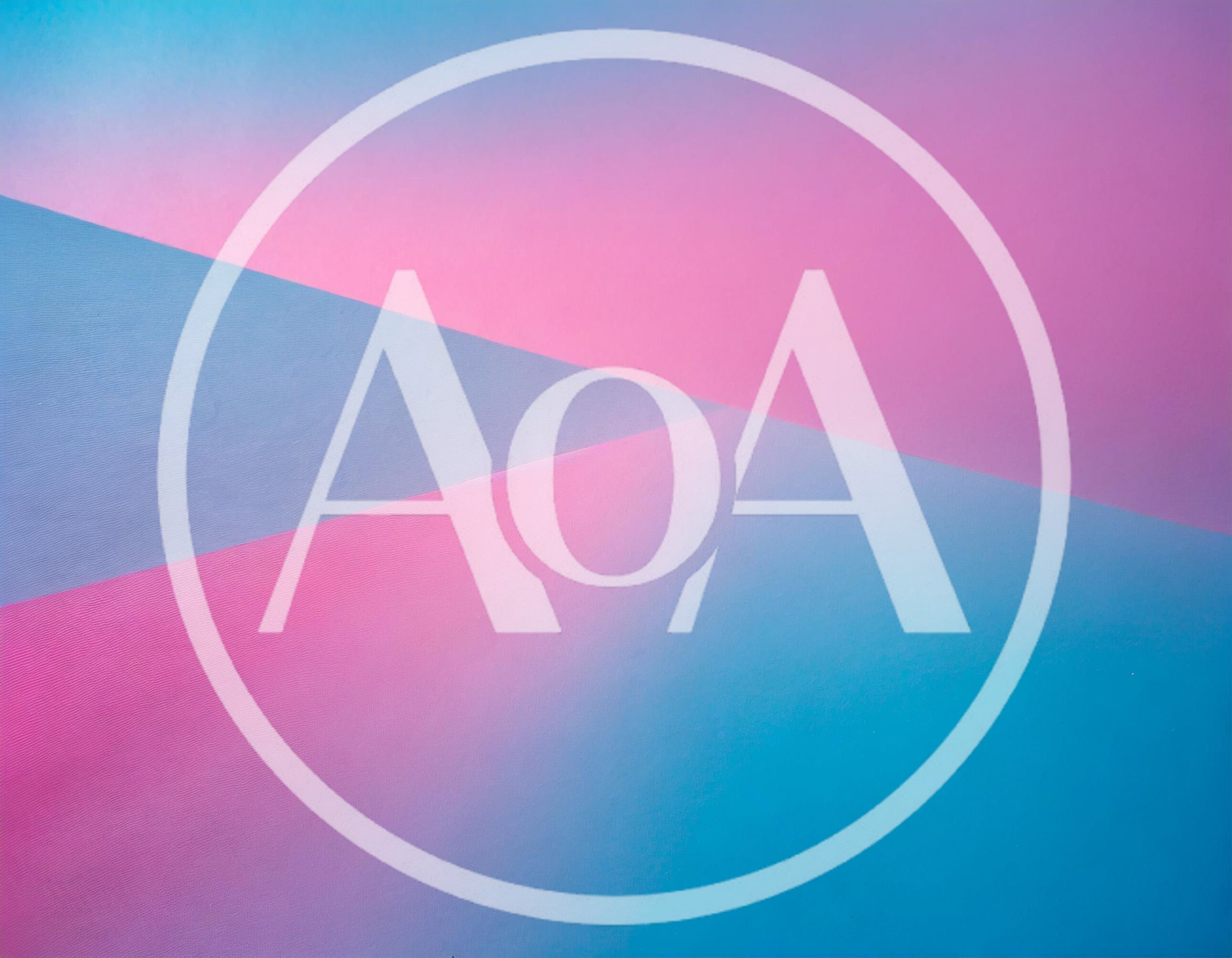 Abstract Geometric Gradient Background With Pink And Blue