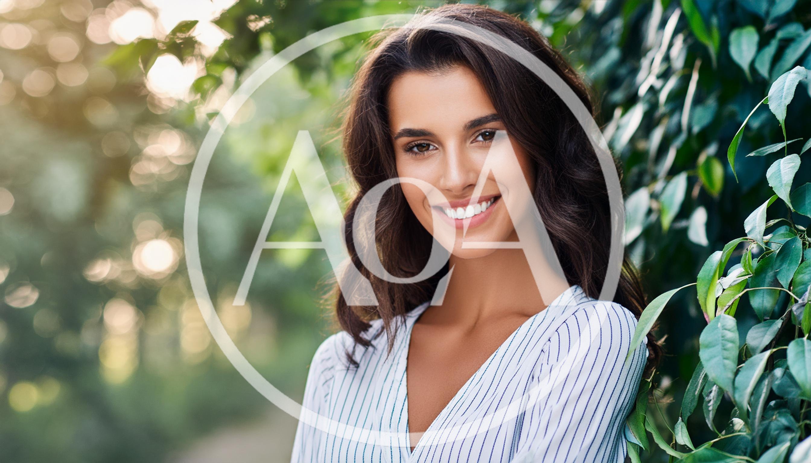 Portrait Of A Smiling Woman Outdoors