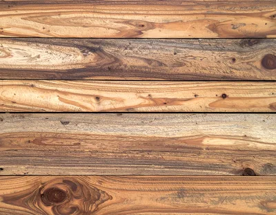 Rustic Horizontal Wooden Planks Background Texture