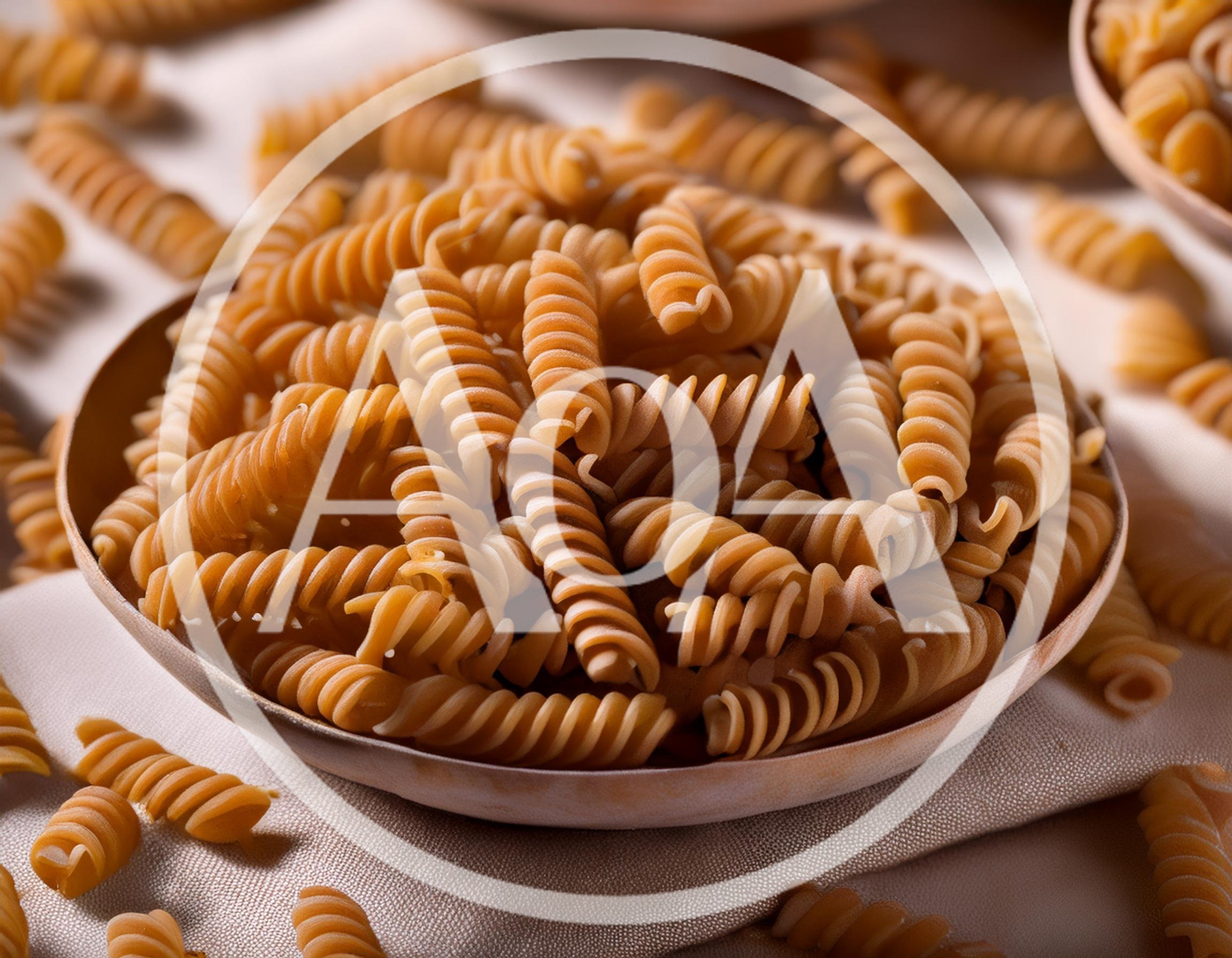 Bowl Of Whole Wheat Fusilli Pasta
