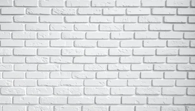 White Painted Brick Wall Texture Background