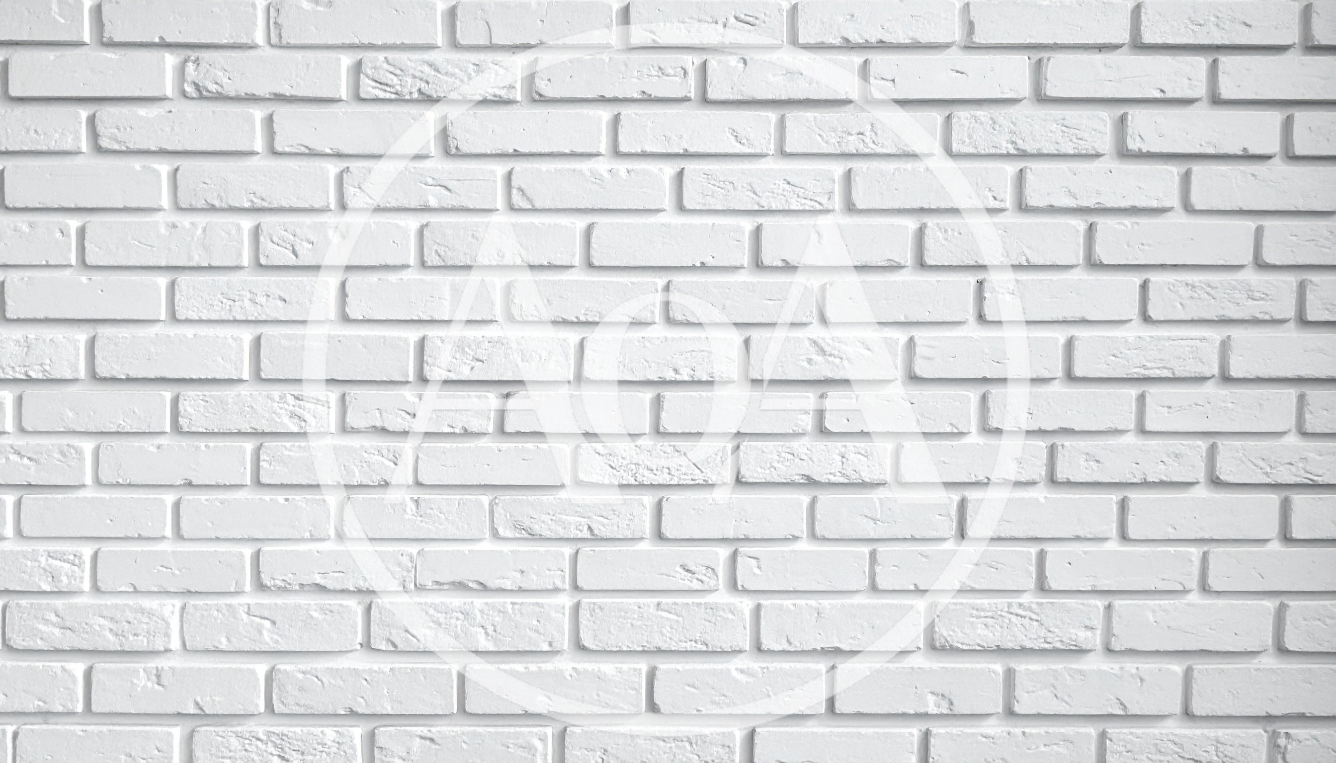 White Painted Brick Wall Texture Background