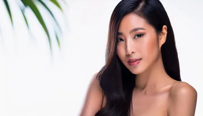 Portrait Of A Beautiful Young Asian Woman