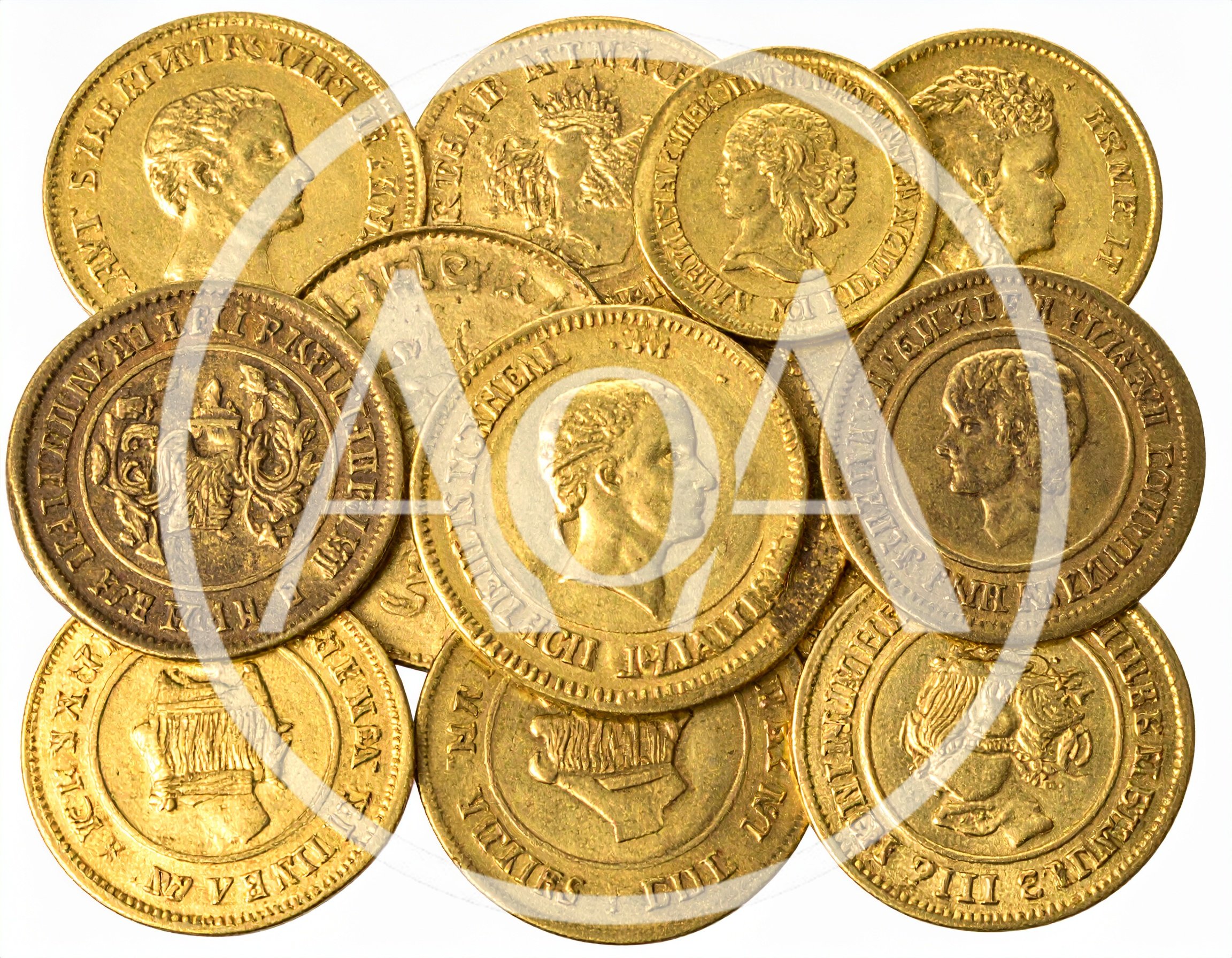 Collection of Ancient Roman Gold Coins