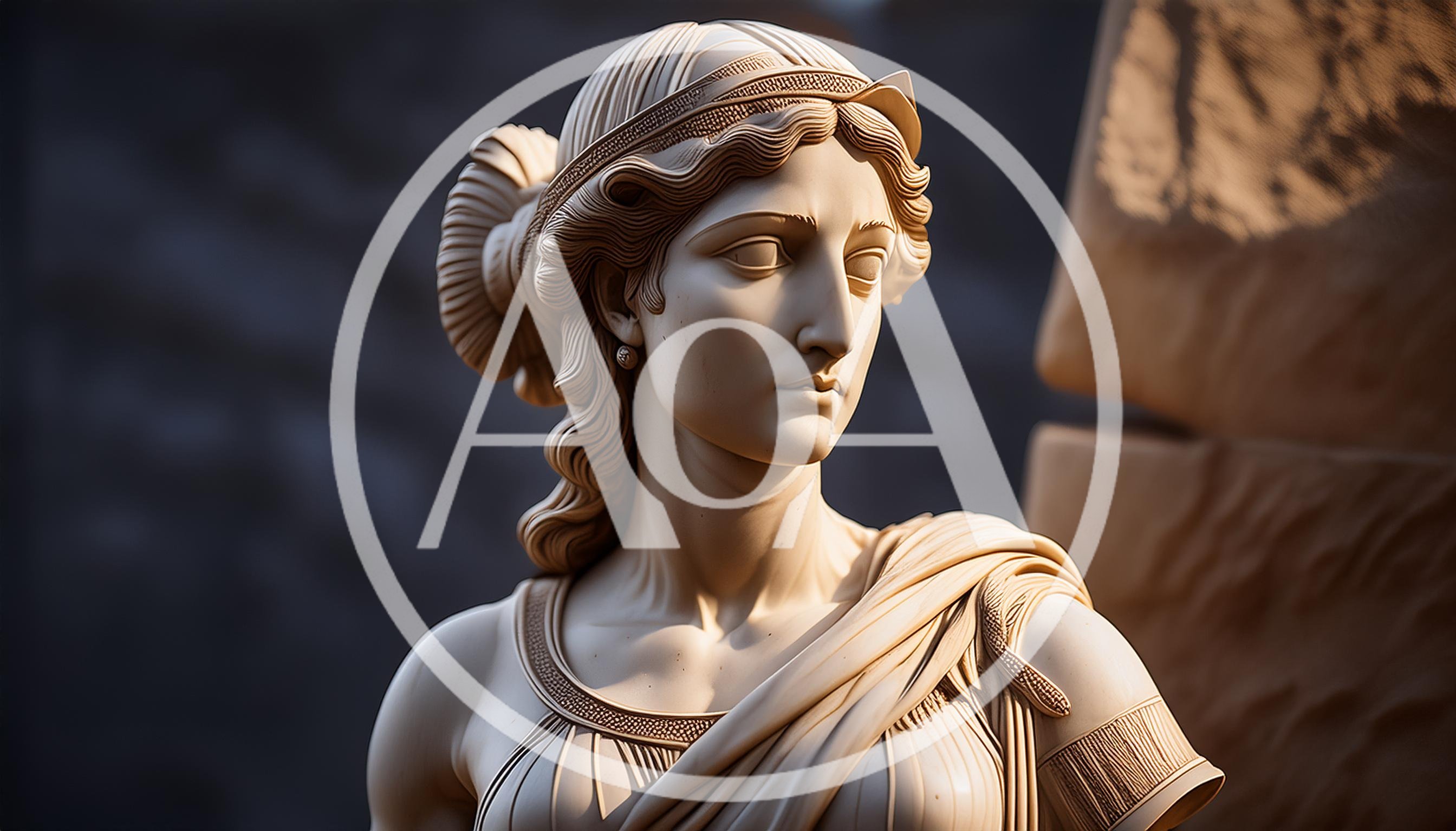 Classical Marble Statue Of A Greek Goddess