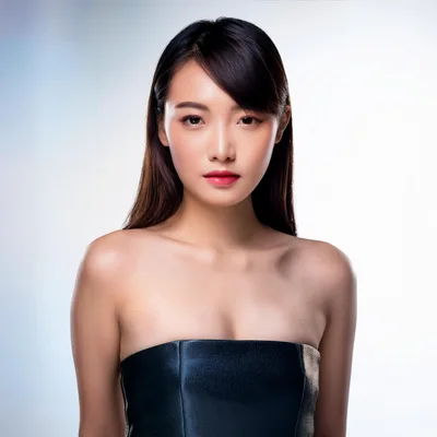 Portrait Of A Beautiful Young Asian Woman