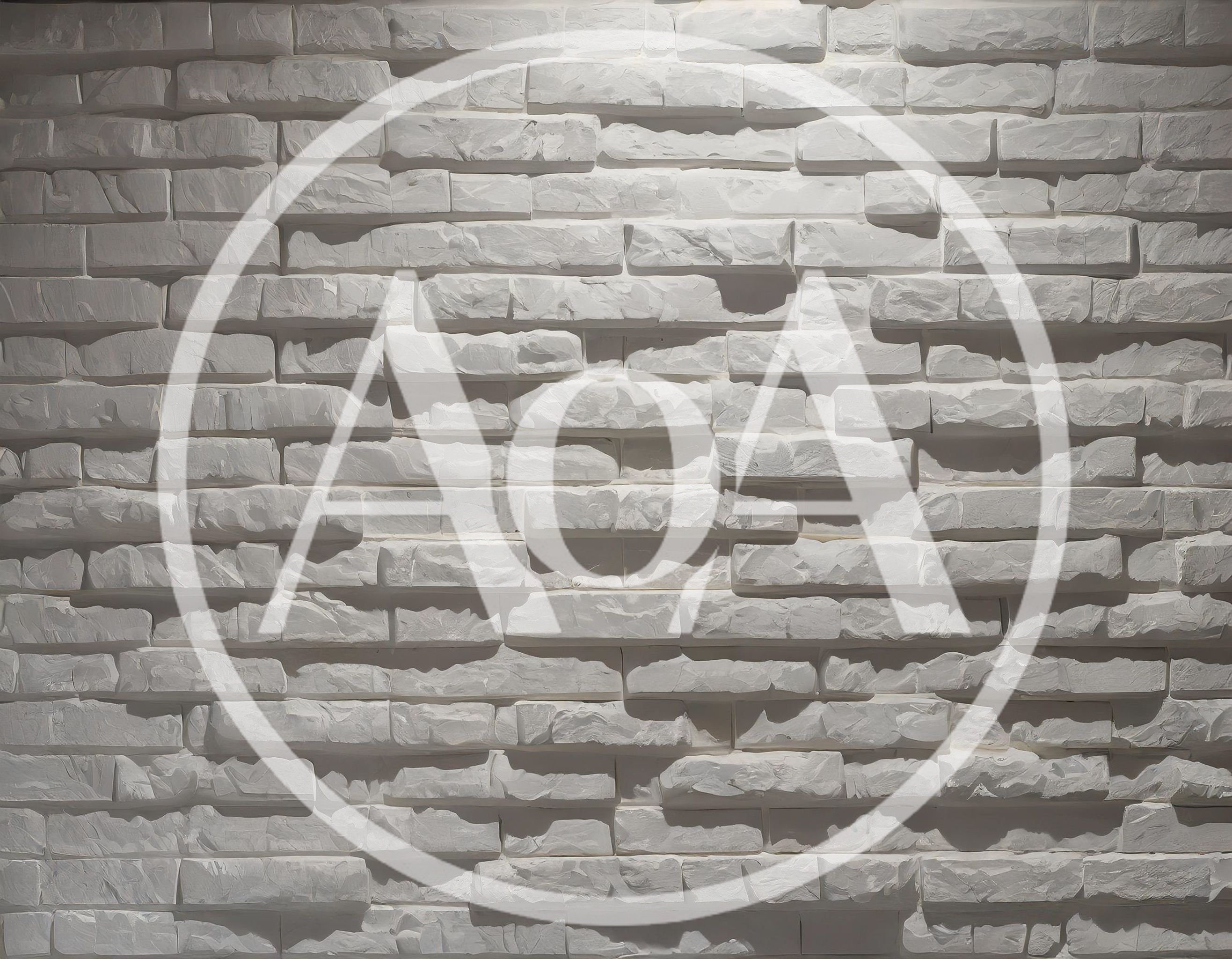 White Textured Brick Wall Background