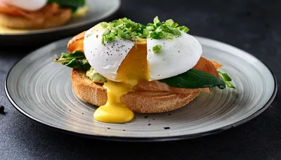 Poached Egg on Toast with Smoked Salmon