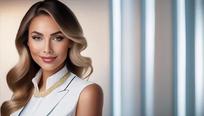 Portrait Of A Professional Woman In Business Attire