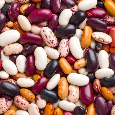 Assorted Dried Beans Mix Background