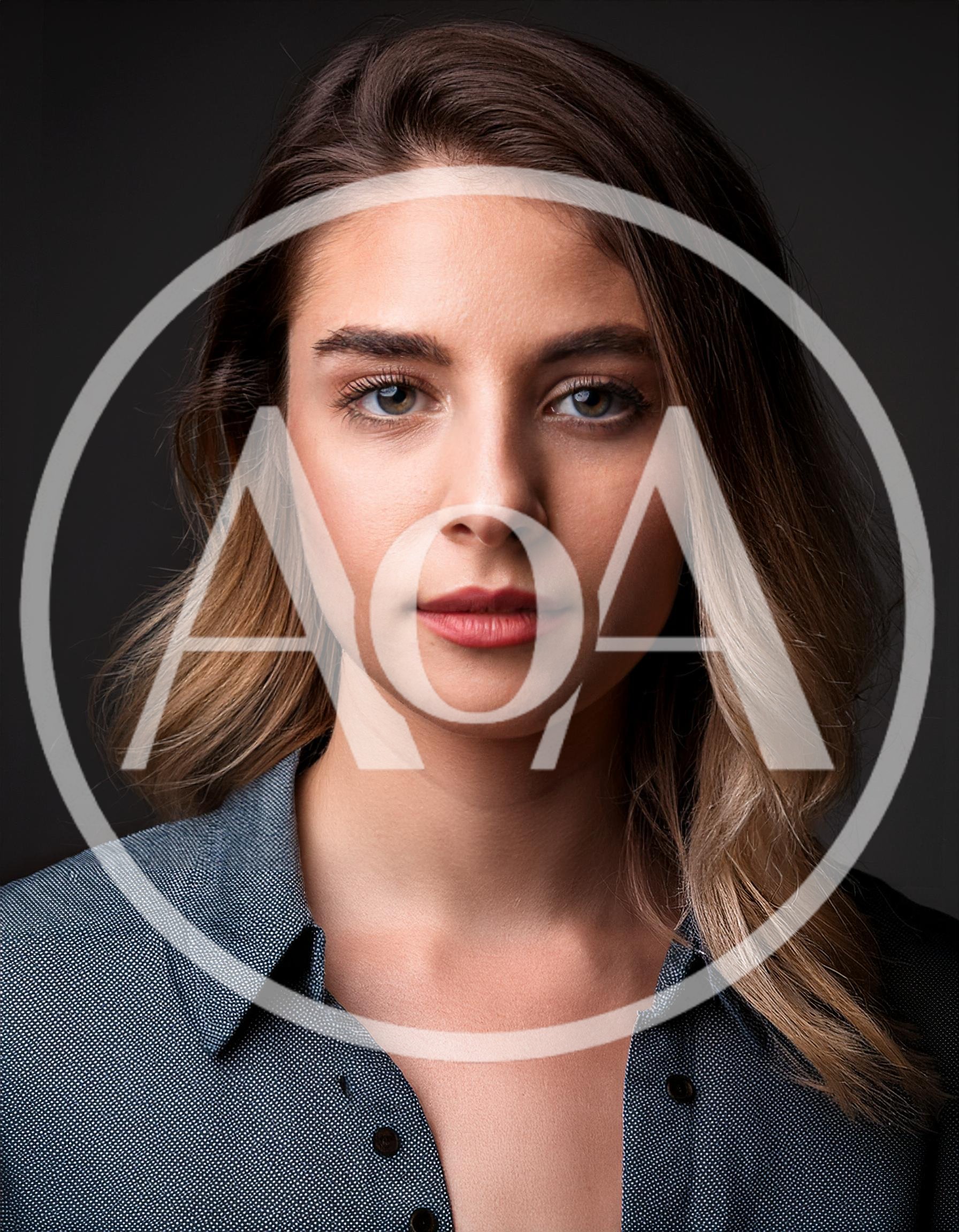 Portrait Of A Young Woman With Natural Makeup
