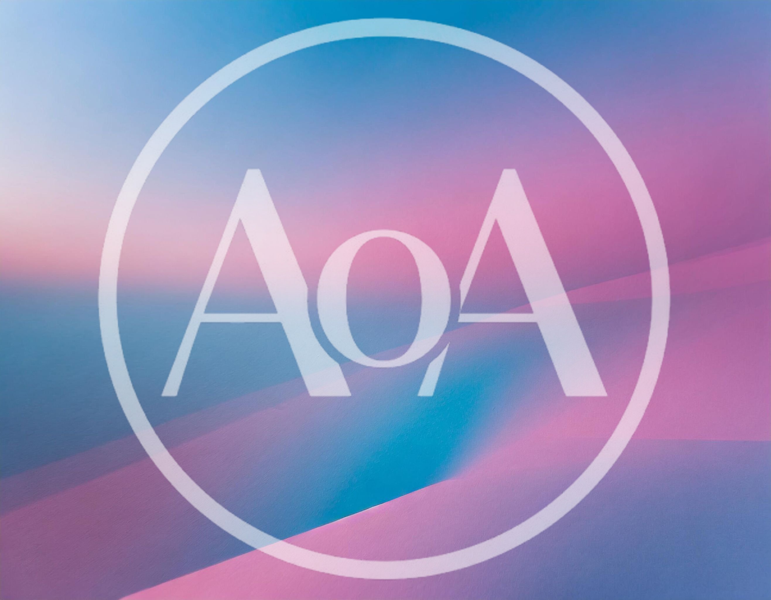 Abstract Gradient Background With Soft Pink And Blue Hues