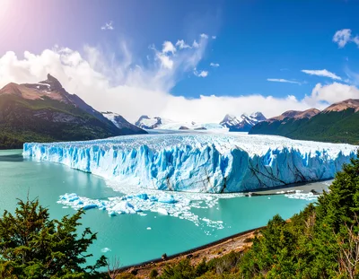 Perito Moreno Glacier Landscape in Patagonia Argentina