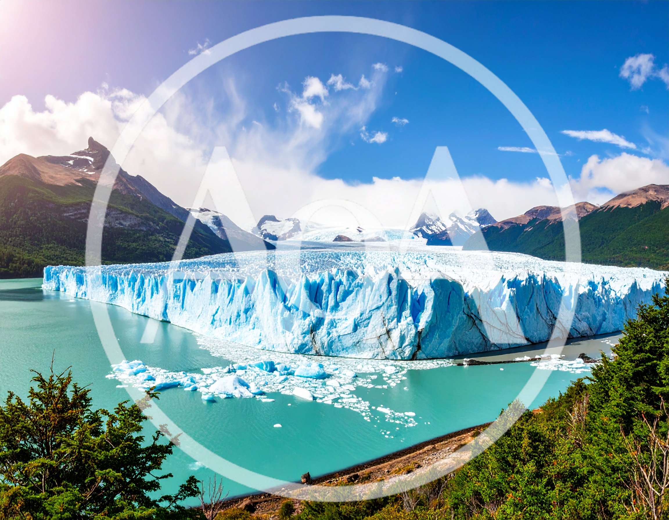 Perito Moreno Glacier Landscape in Patagonia Argentina