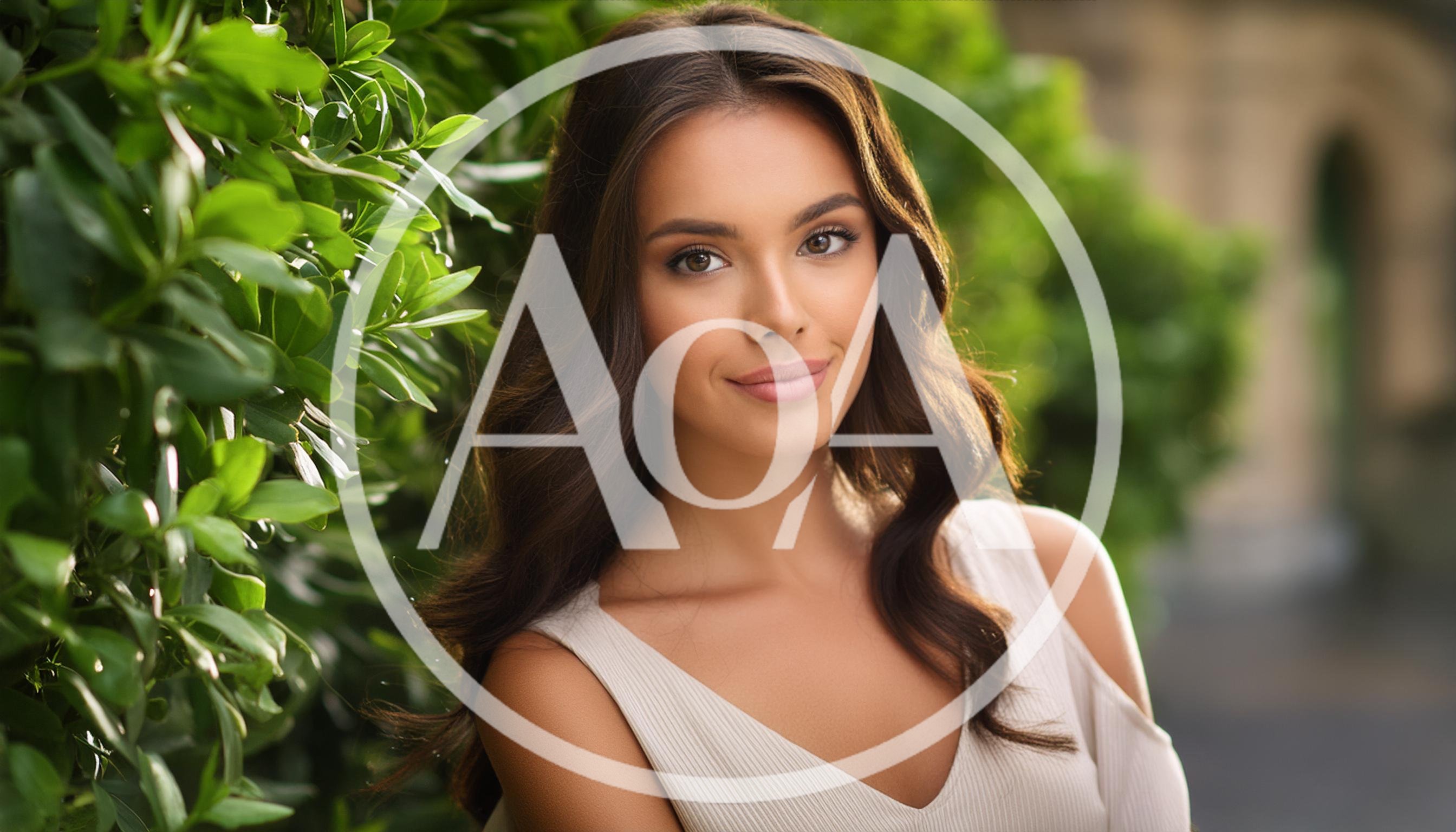 Portrait Of A Beautiful Young Woman Outdoors