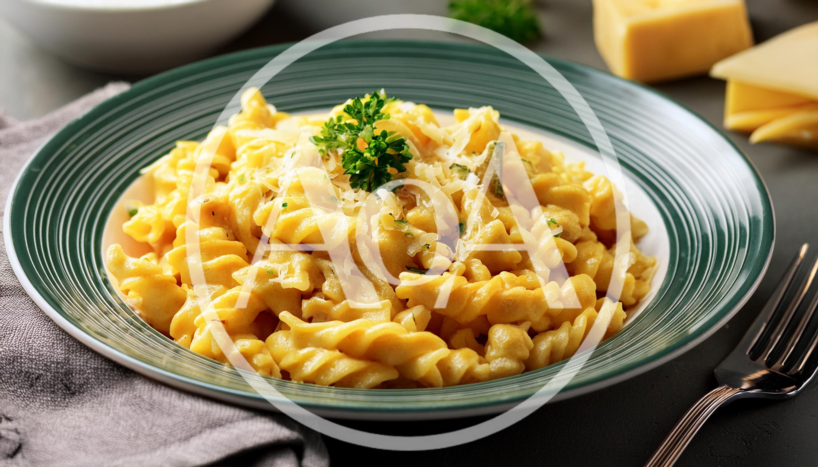Creamy Fusilli Pasta With Cheese And Parsley