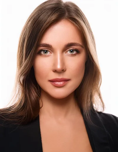 Portrait Of A Professional Woman In A Black Blazer